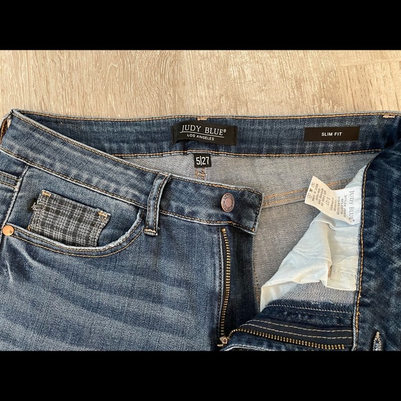 Judy Blue Women's Straight Leg Jeans - Blue - Picture 4 of 5